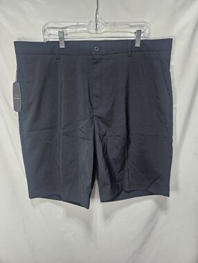 Greg Norman Shark Golf Shorts Mens 40 Black Performance Tech Stretch NWT